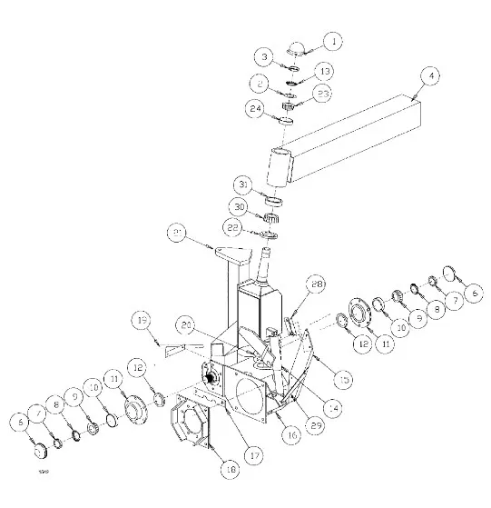 BN27333 - Гидравлический амортизатор