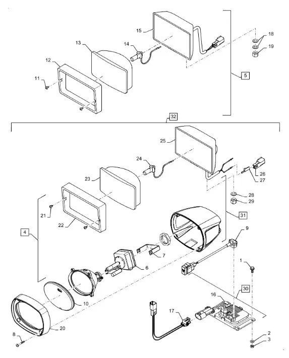 87447418 - Отражатель